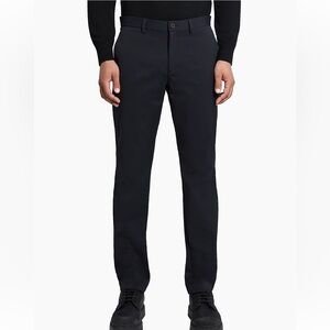 Theory Men's Sleek Black Zaine Neoteric Pants